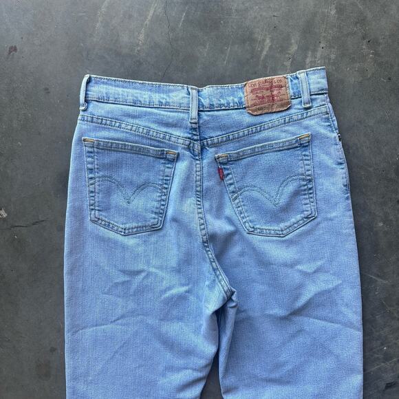Vintage Levi’s 512 Mom Jeans Womens 12 Light Wash Denim Tapered 30x28 - Picture 10 of 11